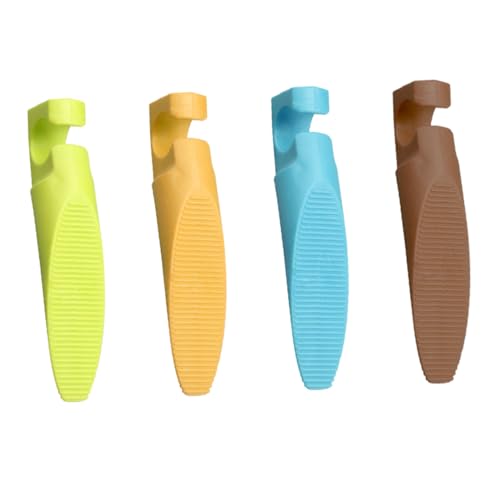 CLISPEED 4 Stück Teiliges Türkeil aus PVC mit Einzigartigem Keildesign Rutschfest und Verschleißfest Kindersicherer Klemmschutz gegen Fingerverletzungen für Türen im Haushalt Bunte Farben CLISPEED 4 Stück Teiliges Türkeil aus PVC mit Einzigartigem Keildesign Rutschfest und Verschleißfest Kindersicherer Klemmschutz gegen Fingerverletzungen für Türen im Haushalt Bunte Farben von CLISPEED