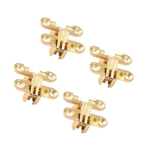 CLISPEED 4 Stück Teiliges Verdeckte Klappscharnier aus Langlebiger Zinklegierung Verschleißfest und Rostfrei für Küchen Schrankschranktüren Einfache Montage Geräuscharm Vielseitig CLISPEED 4 Stück Teiliges Verdeckte Klappscharnier aus Langlebiger Zinklegierung Verschleißfest und Rostfrei für Küchen Schrankschranktüren Einfache Montage Geräuscharm Vielseitig von CLISPEED