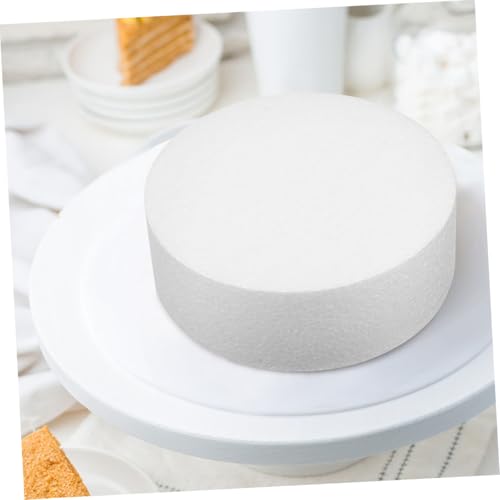 CLISPEED 4 Stück Teiliges Weiße Schaumstoff Kuchenmodelle Runde Foam Cake Bases für DIY Torten Dekorieren Practice Model Wiederverwendbar Robuste Hartschaumplatte CLISPEED 4 Stück Teiliges Weiße Schaumstoff Kuchenmodelle Runde Foam Cake Bases für DIY Torten Dekorieren Practice Model Wiederverwendbar Robuste Hartschaumplatte von CLISPEED