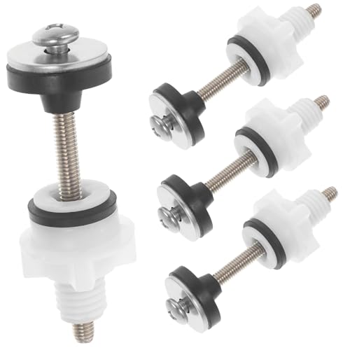 CLISPEED 4 Stück Toilettensitz Scharniere Schrauben Teiliges Befestigungsset Wc Sitz Montage Schrauben Toilettensitz Schraubensatz für Wasserbehälter Fixierung Installieren Praktisch von CLISPEED