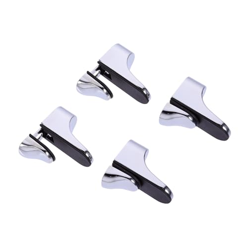 CLISPEED 4 Stück Verstellbare Glasklemme Zinklegierung Teiliges Korrosionsbeständige Halterung für Glasregale Ersatzclip für Verschiedene Glasstärken Langlebig und Fest für Wohn und CLISPEED 4 Stück Verstellbare Glasklemme Zinklegierung Teiliges Korrosionsbeständige Halterung für Glasregale Ersatzclip für Verschiedene Glasstärken Langlebig und Fest für Wohn und von CLISPEED