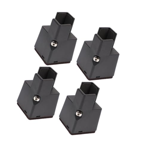 CLISPEED 4 Stück Verstellbare Möbelerhöhung mit Schraubklemme für Tisch Stuhl Sofa Höhenverstellbare Stabile Möbelbeine für Betten Schränke Robuste Unterstützung Einfache Montage von CLISPEED