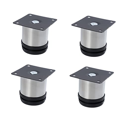 CLISPEED 4 Stück Verstellbare Möbelfüße Stabile Tischbeine mit Rutschfestem Boden Geeignet für Sofatisch Couchtisch Esstisch Schrank und Kommode Einfache Montage Langlebiges Zubehör von CLISPEED