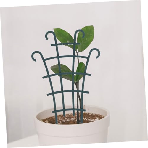 CLISPEED 4 Stück Wiederverwendbare Pflanzenstütze Kunststoff Rankgitter für Kletterpflanzen Vielseitige Blumenstütze für Balkon Topfpflanzen Einfache ohne Werkzeug Gartenzubehör von CLISPEED