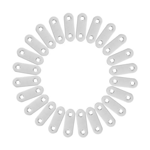 CLISPEED 40 Stück Teiliges Edelstahl Flachwinkel Stabile Verbindungselemente für Möbel Reparatur Rostfreie Gerade Winkelverbinder als Regalträger und Verbindungsplatten Einfache Montage CLISPEED 40 Stück Teiliges Edelstahl Flachwinkel Stabile Verbindungselemente für Möbel Reparatur Rostfreie Gerade Winkelverbinder als Regalträger und Verbindungsplatten Einfache Montage von CLISPEED
