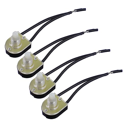 CLISPEED 4Stücke Lichtdimmer Knopfschalter Drehschalter für Lampen und Deckenlichter Robustes Design mit Abnehmbaren Abdeckungen für Haushaltsgeräte und Beleuchtung CLISPEED 4Stücke Lichtdimmer Knopfschalter Drehschalter für Lampen und Deckenlichter Robustes Design mit Abnehmbaren Abdeckungen für Haushaltsgeräte und Beleuchtung von CLISPEED