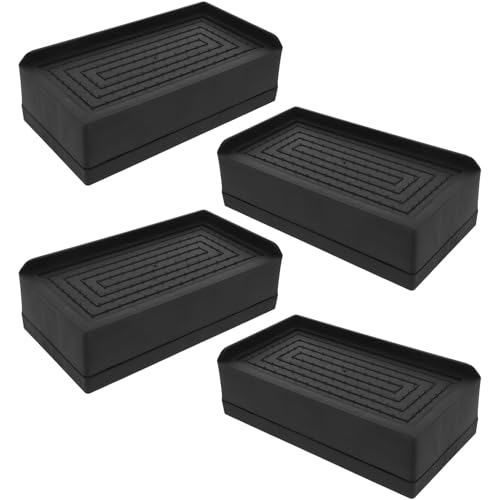 CLISPEED 4Stücke Möbel Fußpolster Höhenverstellbare Möbelerhöhungen für Betten Sofas und Tische Robuste Möbelheber Schützt Boden Einfache Installation Höhe von CLISPEED