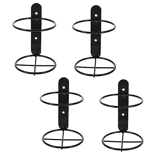 CLISPEED 4Stücke Wandmontierter Weinflaschenhalter Teiliges Robuster Weinprotokoll für Zuhause für Bars und Moderne Wohnzimmer Stilvolles Design für Optimale Präsentation von CLISPEED