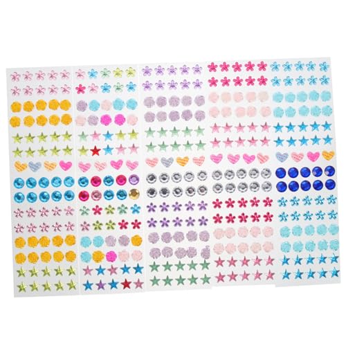 CLISPEED 5blätter Bunte Diamant Aufkleber Selbstklebende Strass Sticker Aus Acryl Für Bastelprojekte Glitzernde Dekorationen Farben Zufällig Für Partys Und Kreative Bastelarbeiten CLISPEED 5blätter Bunte Diamant Aufkleber Selbstklebende Strass Sticker Aus Acryl Für Bastelprojekte Glitzernde Dekorationen Farben Zufällig Für Partys Und Kreative Bastelarbeiten von CLISPEED