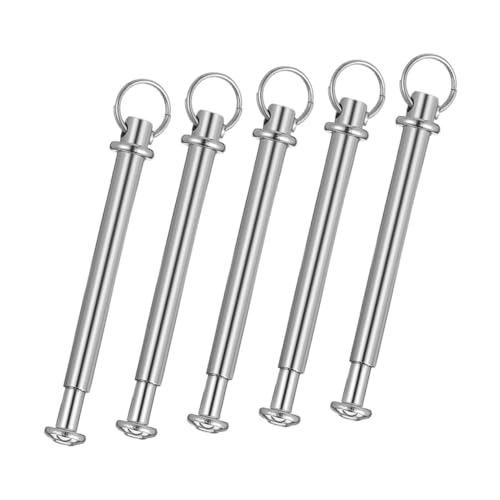 CLISPEED 5 Sätze Faltbarer Handventilator Nieten mit Metallstift und Ring Langlebige Lüfterachse Ersatzteile Stabil Einfach zu Montieren für DIY Fächerreparatur von CLISPEED