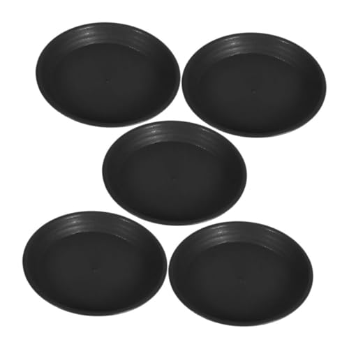 CLISPEED 5 Stück Blumentopf Tablett Wasserschale für Pflanzen Pflanzenuntertassen für Innenräume Pflanzentropfenschale Blumenkugelbodenschale Pflanzentopfsaucer Tropfschale pp Harz Schwarz CLISPEED 5 Stück Blumentopf Tablett Wasserschale für Pflanzen Pflanzenuntertassen für Innenräume Pflanzentropfenschale Blumenkugelbodenschale Pflanzentopfsaucer Tropfschale pp Harz Schwarz von CLISPEED