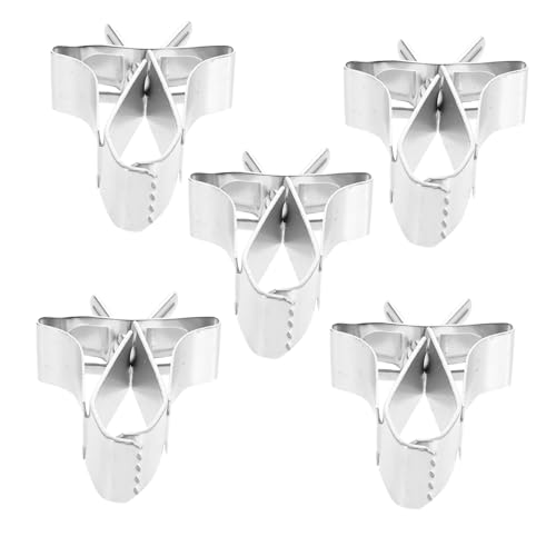 CLISPEED 5 Stück Futterhalter für Gemüseclip für Papageien und Kleine Langlebiges Kupfermaterial zu Installieren Käfigen für Futterstationen von CLISPEED