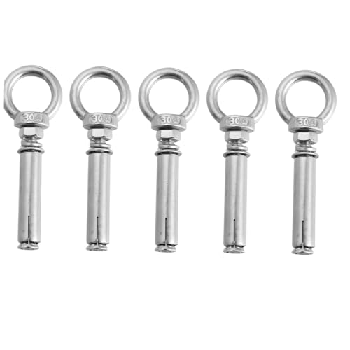 CLISPEED 5 Stück Teiliges Edelstahl Ringschrauben mit Innengewinde Rostfreie Augenschrauben für Sichere Befestigung und Kraftvolle Aufhängung bei Industrie und Haushaltsanwendungen CLISPEED 5 Stück Teiliges Edelstahl Ringschrauben mit Innengewinde Rostfreie Augenschrauben für Sichere Befestigung und Kraftvolle Aufhängung bei Industrie und Haushaltsanwendungen von CLISPEED