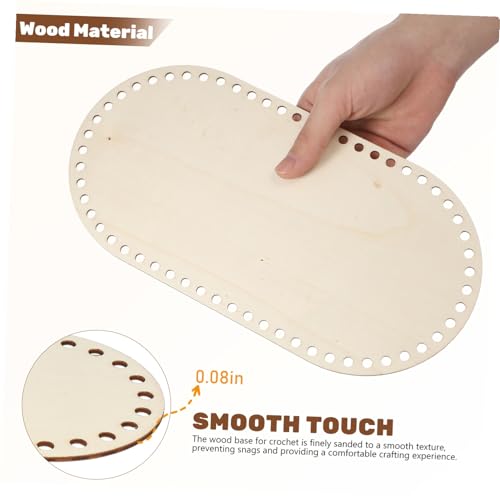 CLISPEED 5 Stück Teiliges Holzböden für Korbherstellung Oval und Rund Glatt Geschliffene Stabile Holzformen Robuste Häkelkorb böden aus Massivem Holz für DIY Korbflechten und Bastelbedarf CLISPEED 5 Stück Teiliges Holzböden für Korbherstellung Oval und Rund Glatt Geschliffene Stabile Holzformen Robuste Häkelkorb böden aus Massivem Holz für DIY Korbflechten und Bastelbedarf von CLISPEED
