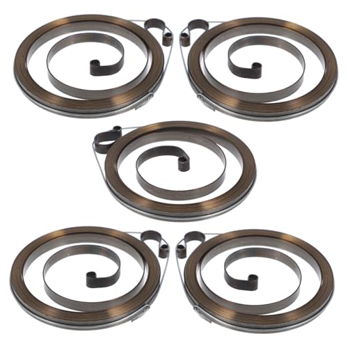 CLISPEED 5 Stück Teiliges Kettensägen Starterfeder Set Ersatz Rücklaufstarter Zugfeder für Einfache Installation Langlebig Zuverlässige Zugfeder für Reibungslosen Motorstart von CLISPEED