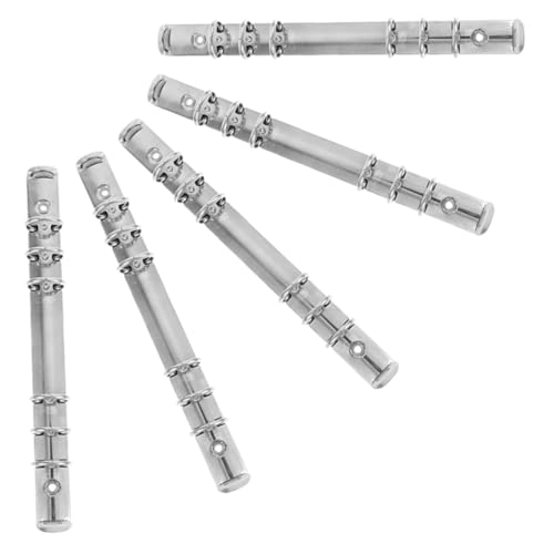 CLISPEED 5 Stück Teiliges Ringmechanismus für Lose Metall Buchbinder Ersatz Kit für Fotoalben Notizbücher DIY Projekte Vielseitig Einsetzbar im Büro und Schule von CLISPEED