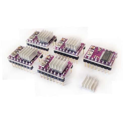 CLISPEED 5 Stück Teiliges Schichten Steppermotor Treibermodul mit Einstellbarem Strom für Drucker Reprap Kompatibel Präzise Steuerung mit Überhitzungs und Kurzschlussschutz CLISPEED 5 Stück Teiliges Schichten Steppermotor Treibermodul mit Einstellbarem Strom für Drucker Reprap Kompatibel Präzise Steuerung mit Überhitzungs und Kurzschlussschutz von CLISPEED