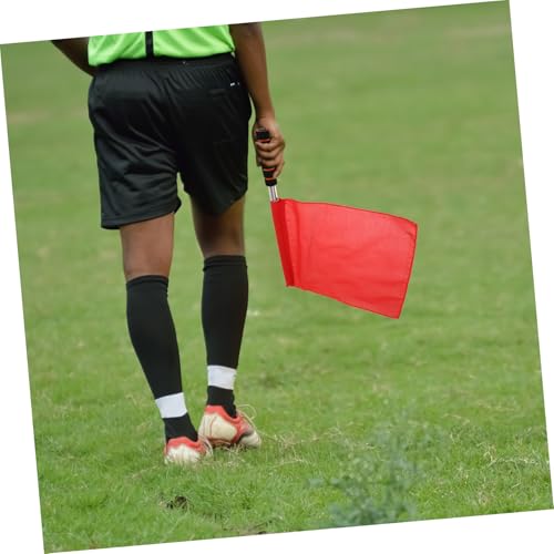 CLISPEED 5 Stück Teiliges Schiedsrichter Fahnen Rot Signalflaggen für Sportwettbewerbe Rennleitung Verkehrsleitflaggen Handliche Langlebige Fahnen für Wettkämpfe und Fan unterstützung CLISPEED 5 Stück Teiliges Schiedsrichter Fahnen Rot Signalflaggen für Sportwettbewerbe Rennleitung Verkehrsleitflaggen Handliche Langlebige Fahnen für Wettkämpfe und Fan unterstützung von CLISPEED