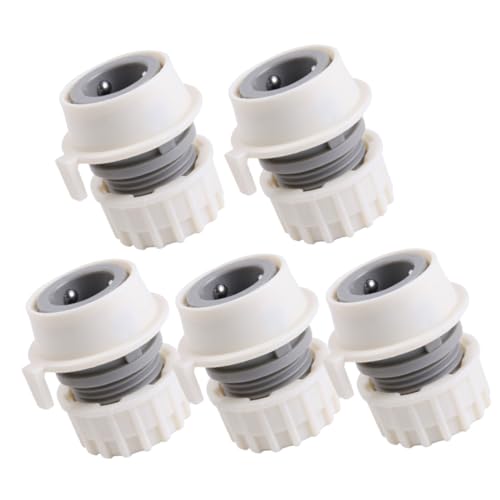 CLISPEED 5 Stück Teiliges Wasserhahn zu Schlauchverbinder für Waschmaschinenadapter Schnelle Verbindung für Geschirrspüler und Küchenarmaturen Robust und Installieren von CLISPEED