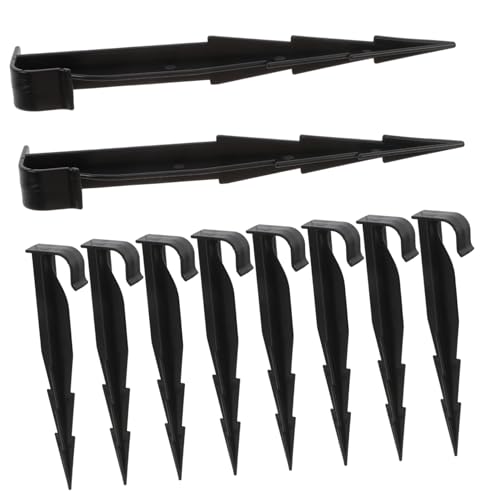 CLISPEED 50 Stück Bewässerungsanker mit Gartenschlauchhalter für Verschiedene Böden Einfache Installation Vielseitig Einsetzbar für Gartenbewässerung und Landwirtschaft von CLISPEED