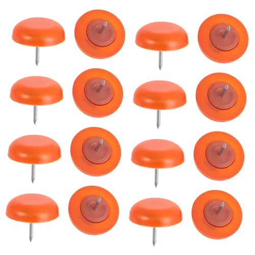 CLISPEED 50 Stück Möbelgleiter Nagelbar PVC Bodenschoner Möbelgleiter für Stuhl und Tisch rutschfest Geräuschdämpfend Kratzschutz für Holzböden Einfach zu Montieren von CLISPEED