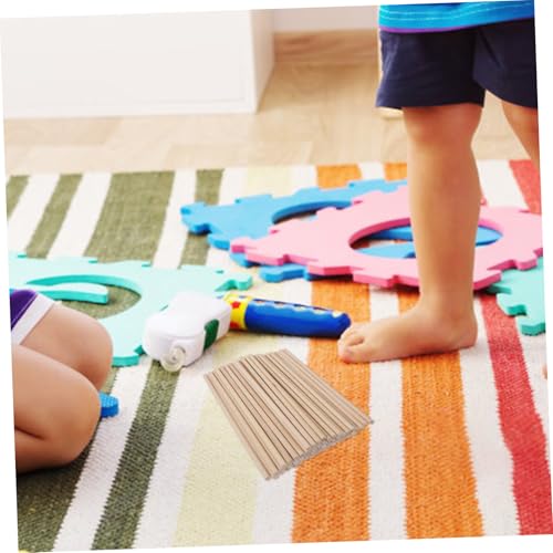 CLISPEED 50 Stück Natürliche Holzstäbe Unvollendet Stabile Holzleisten zum Basteln DIY Bauklötze Holzstäbe für Kreative Projekte Macrame Craft CLISPEED 50 Stück Natürliche Holzstäbe Unvollendet Stabile Holzleisten zum Basteln DIY Bauklötze Holzstäbe für Kreative Projekte Macrame Craft von CLISPEED