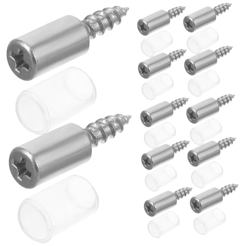 CLISPEED 50 Stück Selbstschneidende Schrauben mit Transparenten Abdeckkappen Langlebige Spiegelbefestigung aus Eisen Nahtlose Optik für Möbel und Schränke Einfache Montage Einsetzbar CLISPEED 50 Stück Selbstschneidende Schrauben mit Transparenten Abdeckkappen Langlebige Spiegelbefestigung aus Eisen Nahtlose Optik für Möbel und Schränke Einfache Montage Einsetzbar von CLISPEED