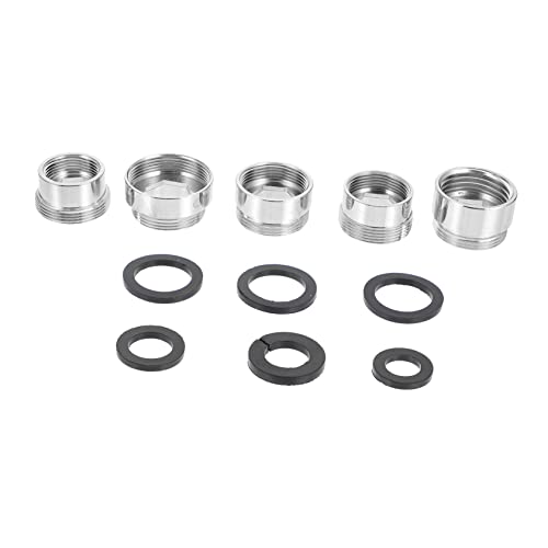 CLISPEED 5Stücke Teiliges Wasserhahn Adapter Kupfer für Wasserhahnbelüfter und Filter und Korrosionsbeständig Kompatibel mit Verschiedenen Anschlüssen für Küche und Garten CLISPEED 5Stücke Teiliges Wasserhahn Adapter Kupfer für Wasserhahnbelüfter und Filter und Korrosionsbeständig Kompatibel mit Verschiedenen Anschlüssen für Küche und Garten von CLISPEED