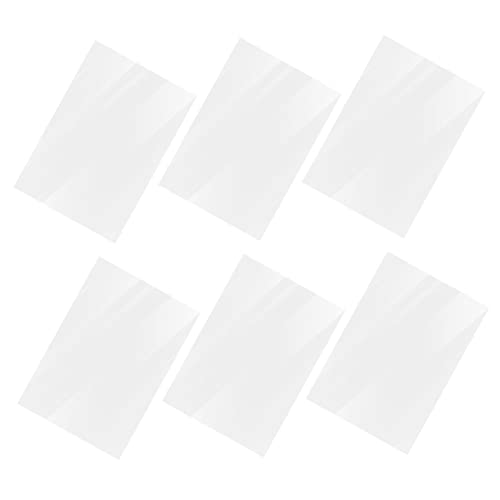 CLISPEED 6 Blätter Transparente Fep Folie für Drucker Hochtransparente Fep für Lichtdurchlässigkeit und Langanhaltende Nutzung von CLISPEED