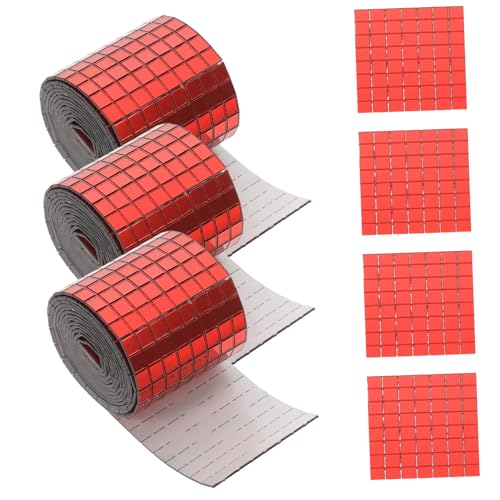 CLISPEED 6 Rollen Selbstklebende Mosaik Fliesenaufkleber DIY Dekorative Spiegelglas Quadratische Tile Stickers für Küche Bad Wohnzimmer Wandgestaltung Abziehbar Rückstandsfrei CLISPEED 6 Rollen Selbstklebende Mosaik Fliesenaufkleber DIY Dekorative Spiegelglas Quadratische Tile Stickers für Küche Bad Wohnzimmer Wandgestaltung Abziehbar Rückstandsfrei von CLISPEED