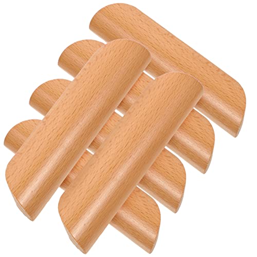 CLISPEED 6 Stck Teiliges Halbkreisförmiger Schubladengriffe Lackiertem Buchenholz Leichte Robuste Holzgriffe für Kommode Schrank Küchenschränke Vintage und Modern Einfach zu Greifen CLISPEED 6 Stck Teiliges Halbkreisförmiger Schubladengriffe Lackiertem Buchenholz Leichte Robuste Holzgriffe für Kommode Schrank Küchenschränke Vintage und Modern Einfach zu Greifen von CLISPEED