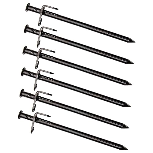CLISPEED 6 Stück Camping Zeltspitzen Robuste Metallzeltheringe für Festen Halt und Hochwertige Erdanker für Zelte und Tarps Langlebig und CLISPEED 6 Stück Camping Zeltspitzen Robuste Metallzeltheringe für Festen Halt und Hochwertige Erdanker für Zelte und Tarps Langlebig und von CLISPEED