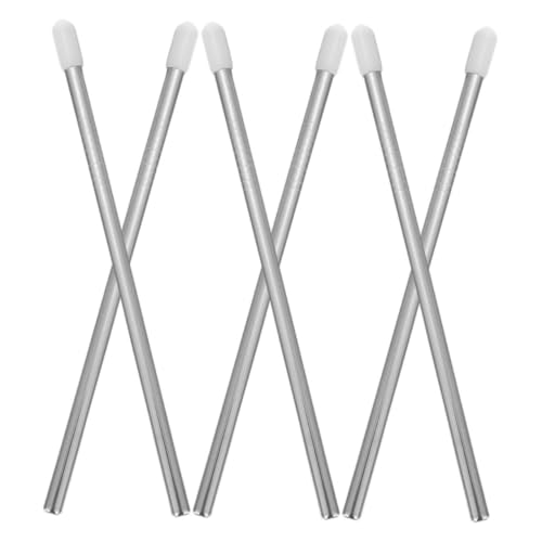 CLISPEED 6 Stück Edelstahl Spülmaschinen Flaschenhalter Abtropfständer Ersatzstäbe für Standard Flaschenregal Robust Vielseitig Einsetzbar für Soda Weingläser Einfache Montage von CLISPEED