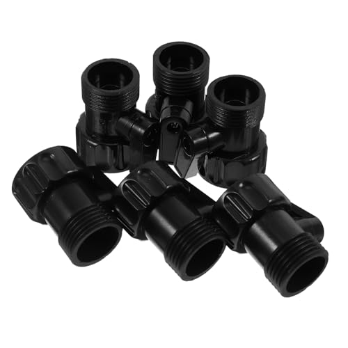 CLISPEED 6 Stück Gartenschlauch Absperrventil Kunststoff Wasserhahn mit Integriertem Rückschlagventil und Druckregulierung Installieren für Gartenbewässerung und Schlauchreparatur CLISPEED 6 Stück Gartenschlauch Absperrventil Kunststoff Wasserhahn mit Integriertem Rückschlagventil und Druckregulierung Installieren für Gartenbewässerung und Schlauchreparatur von CLISPEED