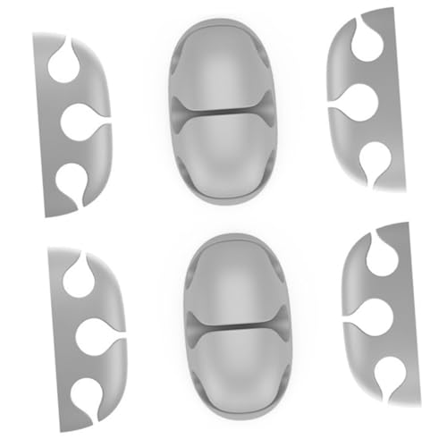 CLISPEED 6 Stück Silikon Kabel Organizer Selbstklebend Kabelhalter Kabelclips für Datenkabel Aufbewahrung und Kabelmanagement Am Schreibtisch Auto Büro Küche CLISPEED 6 Stück Silikon Kabel Organizer Selbstklebend Kabelhalter Kabelclips für Datenkabel Aufbewahrung und Kabelmanagement Am Schreibtisch Auto Büro Küche von CLISPEED
