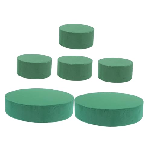 CLISPEED 6stücke Runde Blumenschaumblöcke Zum Basteln Blumenschaum Für Frische Und Künstliche Blumenarrangements Dekorationszubehör Für Hochzeiten Und Partys von CLISPEED