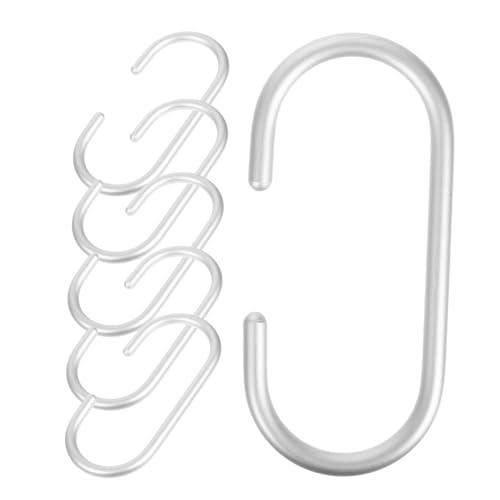 CLISPEED 6 Stück Teiliges C Förmiger Metallhaken aus Aluminiumlegierung Stabile Garderobenhaken für Schals und Taschen Platzsparend und Modern zum Aufhängen in Kleiderschrank oder CLISPEED 6 Stück Teiliges C Förmiger Metallhaken aus Aluminiumlegierung Stabile Garderobenhaken für Schals und Taschen Platzsparend und Modern zum Aufhängen in Kleiderschrank oder von CLISPEED