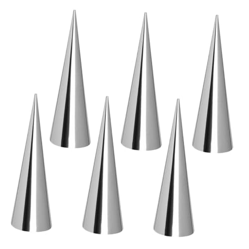 CLISPEED 6 Stück Teiliges Croissant Backform aus Kegelförmige Backröhren für Croissant Sahnehorn und Gebäck Wiederverwendbar Einfach zu Reinigen Geeignet für Profi und Hobbybäcker CLISPEED 6 Stück Teiliges Croissant Backform aus Kegelförmige Backröhren für Croissant Sahnehorn und Gebäck Wiederverwendbar Einfach zu Reinigen Geeignet für Profi und Hobbybäcker von CLISPEED