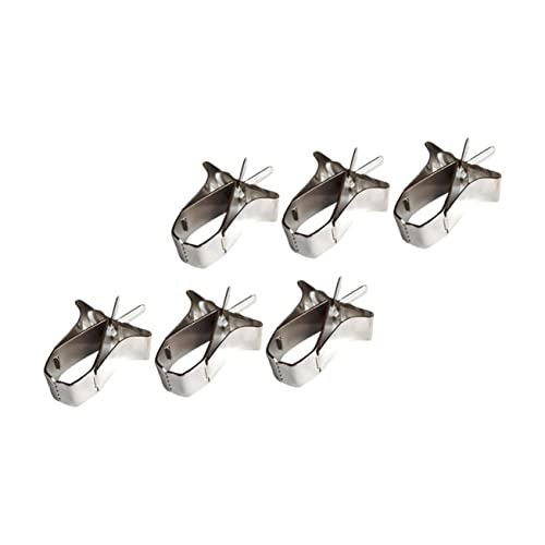 CLISPEED 6 Stück Teiliges Edelstahl Vogelfutter Clips Multifunktionale Obst und Gemüseklammern für Papageien Kleine Vögel Nager Wiederverwendbar Einfache Befestigung im Käfig Hygienische CLISPEED 6 Stück Teiliges Edelstahl Vogelfutter Clips Multifunktionale Obst und Gemüseklammern für Papageien Kleine Vögel Nager Wiederverwendbar Einfache Befestigung im Käfig Hygienische von CLISPEED