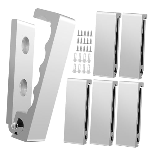 CLISPEED 6 Stück Teiliges Faltbare Wandhaken mit Schraubbefestigung Platzsparend Klappbar Vielseitig für Kleidung Rucksäcke Handtücher Glatte Oberfläche Kratzfrei Stabile Wandhalterung CLISPEED 6 Stück Teiliges Faltbare Wandhaken mit Schraubbefestigung Platzsparend Klappbar Vielseitig für Kleidung Rucksäcke Handtücher Glatte Oberfläche Kratzfrei Stabile Wandhalterung von CLISPEED