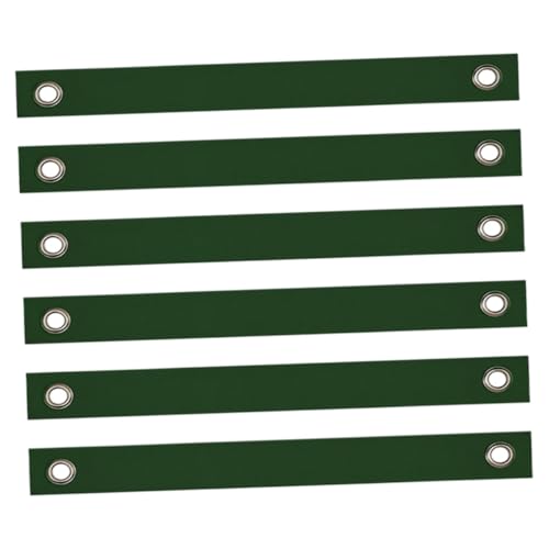 CLISPEED 6 Stück Teiliges Grüne Baumbindegurte aus Strapazierfähigem Nylon mit Ösen Wetterfeste Baumstützriemen für Junge Bäume Windresistent Einfach Verstellbar zur Stabilisierung Frisch von CLISPEED