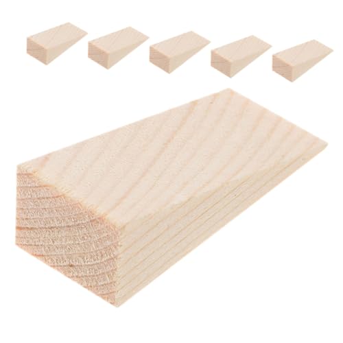 CLISPEED 6 Stück Teiliges Holz Türkeile mit Rutschfester Chevron Langlebige Mechanische Türstopper für Sichere Türfixierung im Bürobereich Vielseitige Dreieckige Holzkeile CLISPEED 6 Stück Teiliges Holz Türkeile mit Rutschfester Chevron Langlebige Mechanische Türstopper für Sichere Türfixierung im Bürobereich Vielseitige Dreieckige Holzkeile von CLISPEED