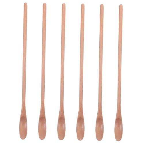 CLISPEED 6 Stück Teiliges Kleine Holzrührlöffel mit Langem Griff Langlebige Honigrührer und Kaffeelöffel für Tiefes Umrühren von Kaffee Tee und Desserts Geruchsresistent Leicht zu Reinigen CLISPEED 6 Stück Teiliges Kleine Holzrührlöffel mit Langem Griff Langlebige Honigrührer und Kaffeelöffel für Tiefes Umrühren von Kaffee Tee und Desserts Geruchsresistent Leicht zu Reinigen von CLISPEED