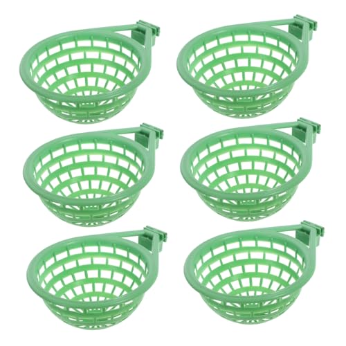 CLISPEED 6stücke Nistschale Für Tauben Vogelbrutnest Aus Kunststoff Taubeneiernest Nistpfanne Vogelbruthütte Sittich-nistkasten Vogelnest-brutkasten von CLISPEED