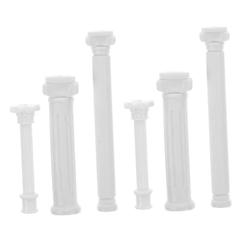 CLISPEED 6 Stück Teiliges Römische Säulen aus Robustem Dekorative DIY Säulenfiguren für Sandtisch Mikrolandschaft Bemalbar Handlich und Leicht für Kreative Miniaturprojekte CLISPEED 6 Stück Teiliges Römische Säulen aus Robustem Dekorative DIY Säulenfiguren für Sandtisch Mikrolandschaft Bemalbar Handlich und Leicht für Kreative Miniaturprojekte von CLISPEED