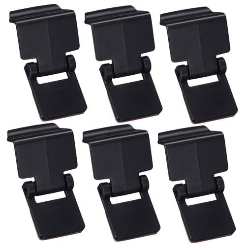 CLISPEED 6 Stück Teiliges Terrarium Verschluss aus Robustem Kunststoff Bruchsicherer Schildkröten und Reptilien Box Riegel Geeignet für Glas Fütterungstanks und Wasserschildkröten Zubehör von CLISPEED