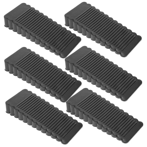 CLISPEED 6 Stück Teiliges Türkeil Schwarzem Sicherem Silikon Rutschfest und Kinderfreundlich Praktisch als Türstopper und Klemmschutz für Zuhause Büro und Kinderzimmer Schützt vor CLISPEED 6 Stück Teiliges Türkeil Schwarzem Sicherem Silikon Rutschfest und Kinderfreundlich Praktisch als Türstopper und Klemmschutz für Zuhause Büro und Kinderzimmer Schützt vor von CLISPEED