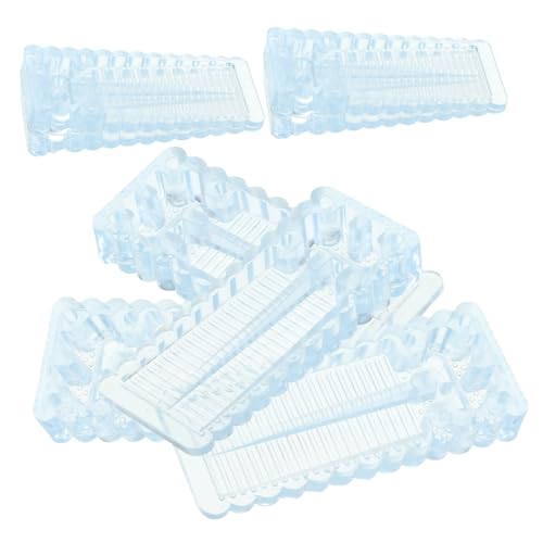 CLISPEED 6 Stück Teiliges Türstopper Langlebigem Gummi mit Rutschfestem Design Geräuschloser Türkeil für Windschutz und Stoßdämpfung Stapelbar Mittlere Transparent für Zuhause und Büro CLISPEED 6 Stück Teiliges Türstopper Langlebigem Gummi mit Rutschfestem Design Geräuschloser Türkeil für Windschutz und Stoßdämpfung Stapelbar Mittlere Transparent für Zuhause und Büro von CLISPEED