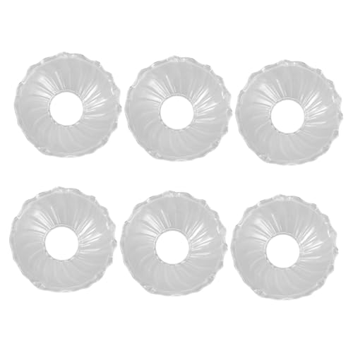 CLISPEED 6 Stück Tropfschutz für Kerzen aus Hitzebeständigem Klarem Dekorativer Wachsfänger mit Fluted Design Passend für Stabkerzen Schützt Oberflächen vor Wachstropfen Festliche CLISPEED 6 Stück Tropfschutz für Kerzen aus Hitzebeständigem Klarem Dekorativer Wachsfänger mit Fluted Design Passend für Stabkerzen Schützt Oberflächen vor Wachstropfen Festliche von CLISPEED