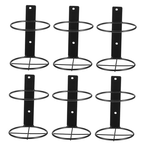 CLISPEED 6 Stück Weinregal Weindekorationsständer Weinflaschen Haken montiert sechs bescherung Weihnachten geldgeschenke Weihnachten Flaschenregal Flaschenhalter zur Wandmontage Eisen Black CLISPEED 6 Stück Weinregal Weindekorationsständer Weinflaschen Haken montiert sechs bescherung Weihnachten geldgeschenke Weihnachten Flaschenregal Flaschenhalter zur Wandmontage Eisen Black von CLISPEED
